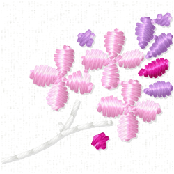 Flowers And Tree Embroidery Design 4 Flowers And Tree Embroidery Design 4